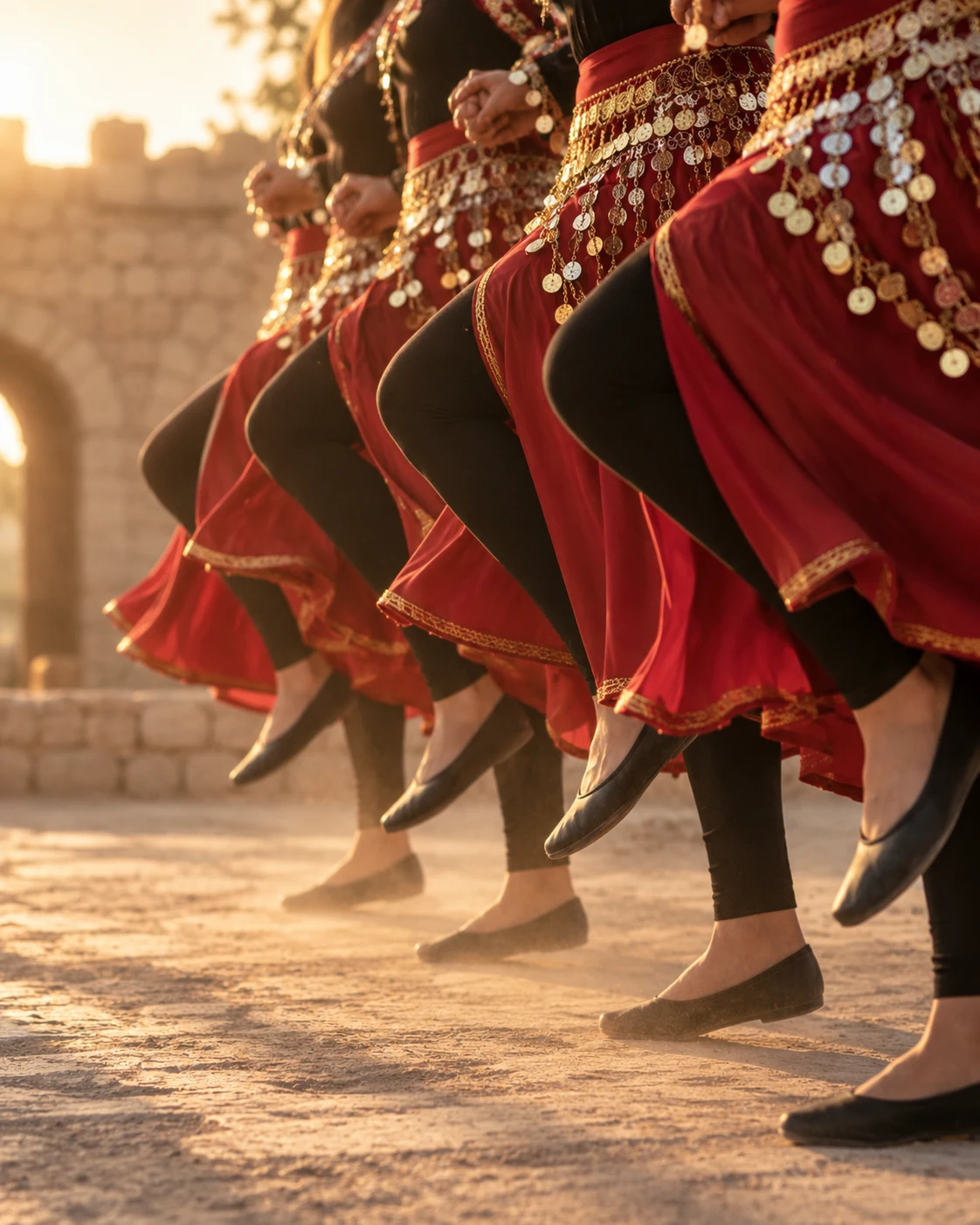 Cleveland Cedars dancers performing together at a community event