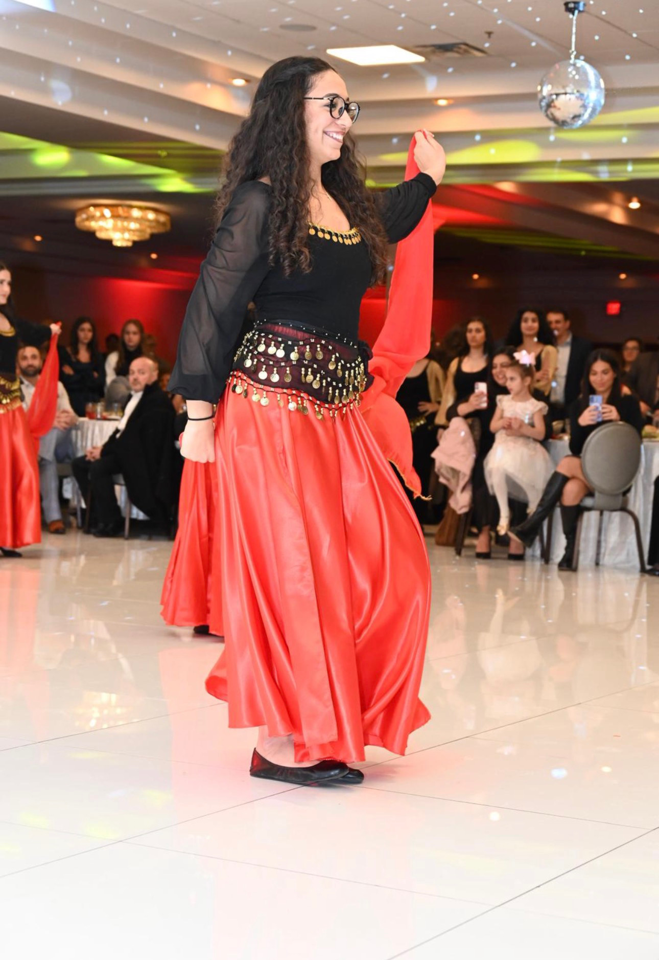 Cleveland Cedars dancer performing at a wedding reception